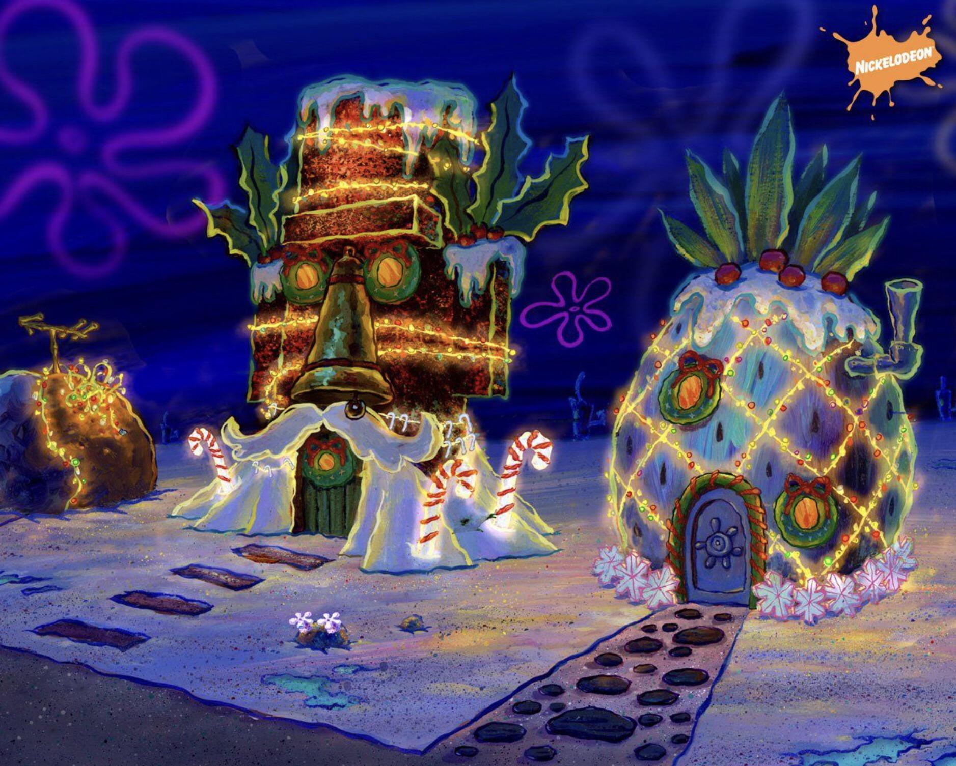 Spongebob Christmas R Wallpaper