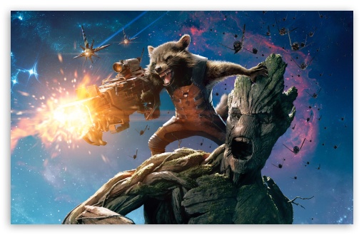 Free download Guardians Of The Galaxy Groot And Rocket Raccoon HD wallpaper  for Wide [510x330] for your Desktop, Mobile & Tablet | Explore 49+ HD Rocket  Raccoon Wallpaper | Raccoon Wallpaper, Team