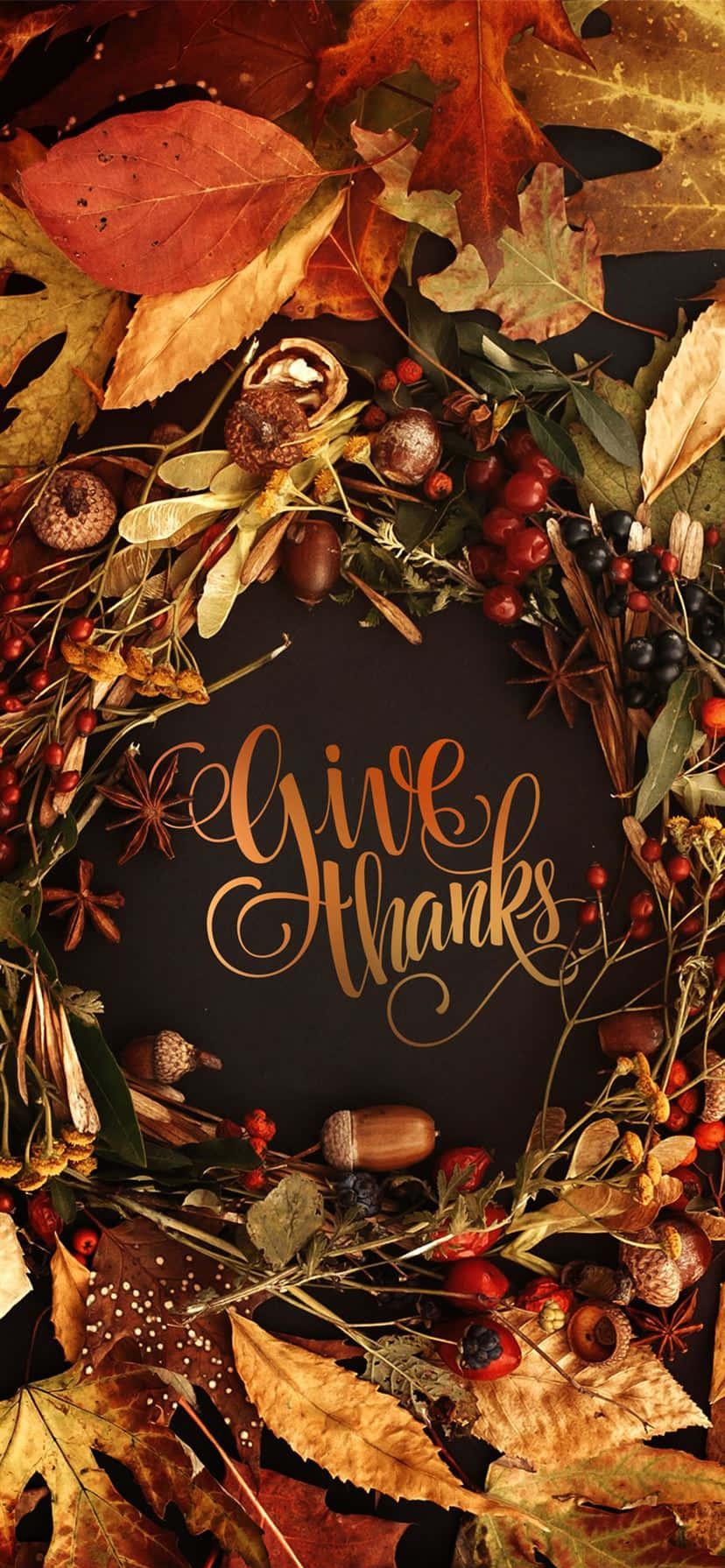 Give Thanks With A Happy Thanksgiving Desktop Wallpaper