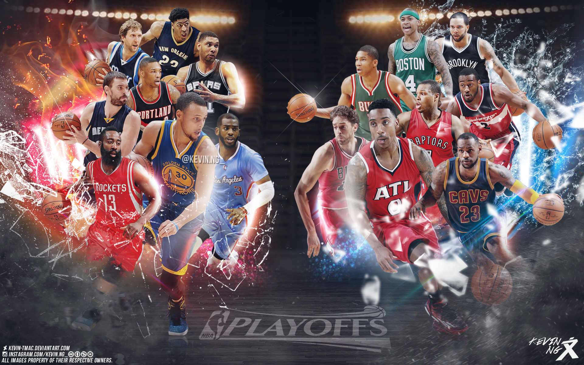 Nba Playoffs Stars Wallpaper Basketball