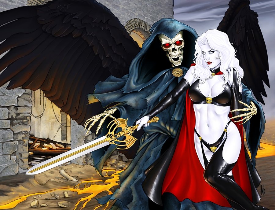 Lady Death sword comics characters chaos comics illustrations HD  wallpaper  Pxfuel