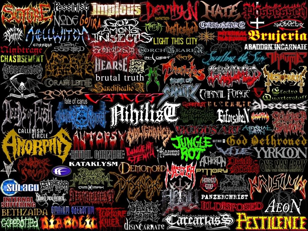 Logo Band Ganas Death Metal Is An Extreme Subgenre Of Heavy