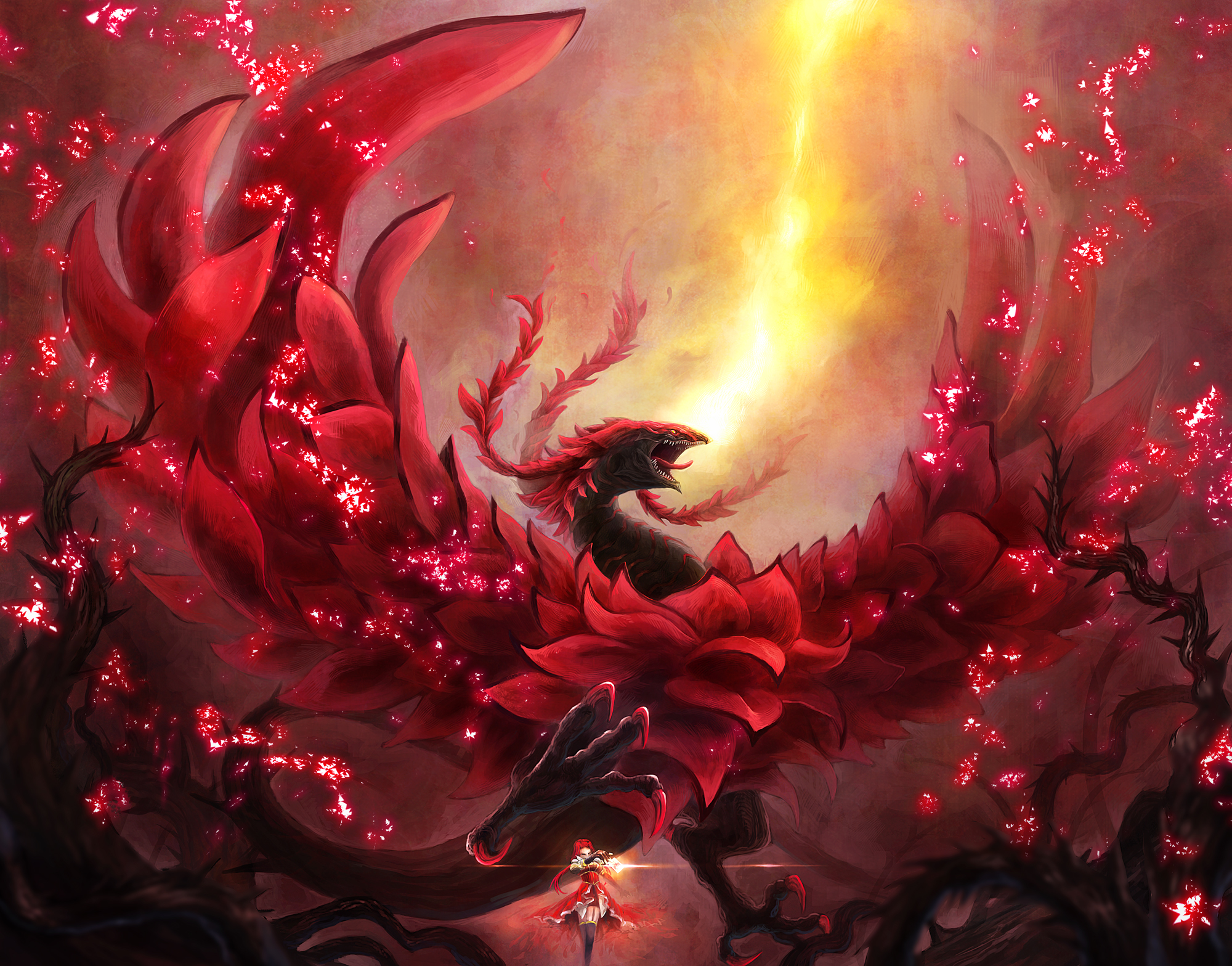 Post Your Yu Gi Oh Wallpaper Here Yugi Black Rose Dragon