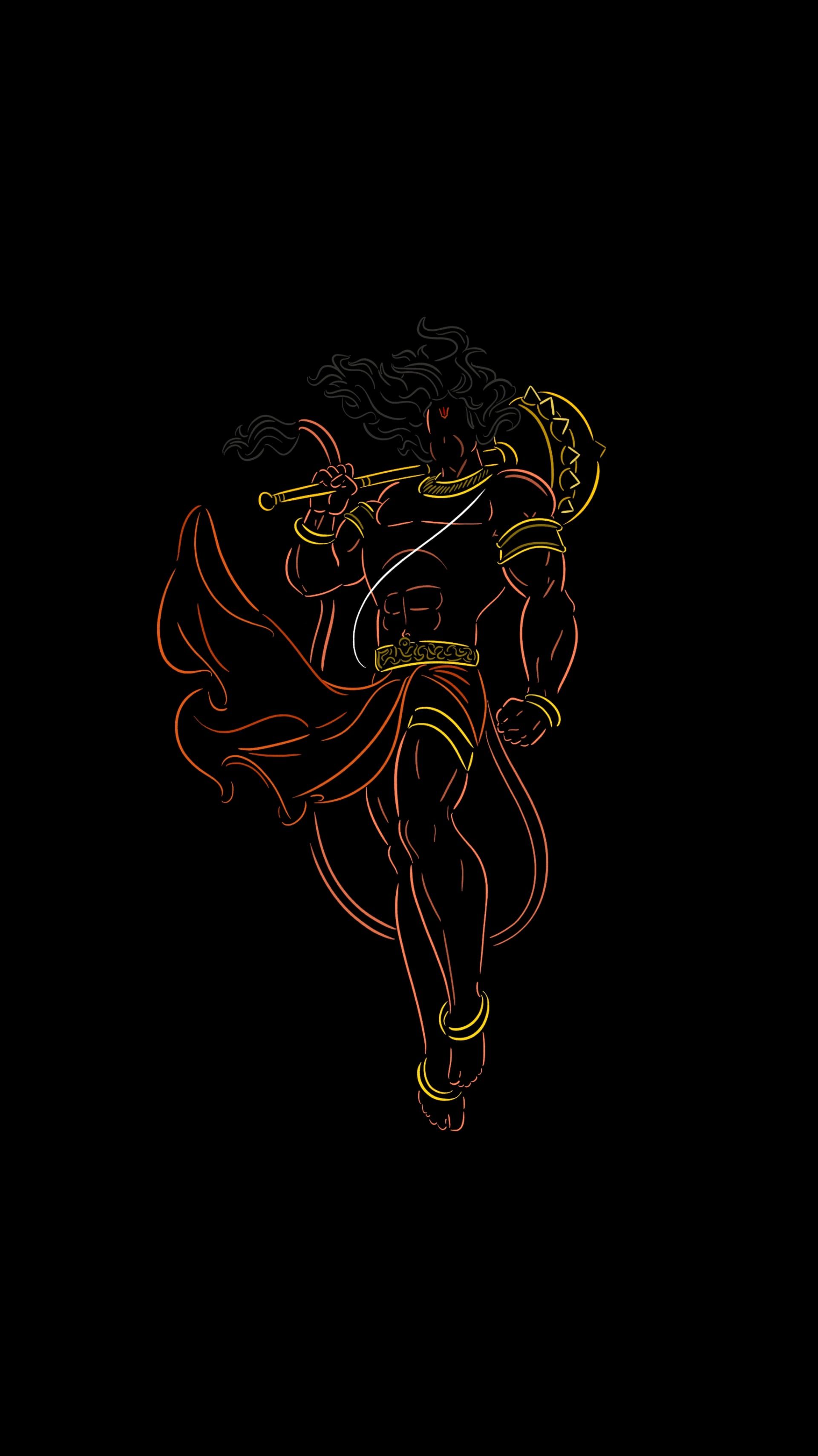 Hanuman Art Wallpaper