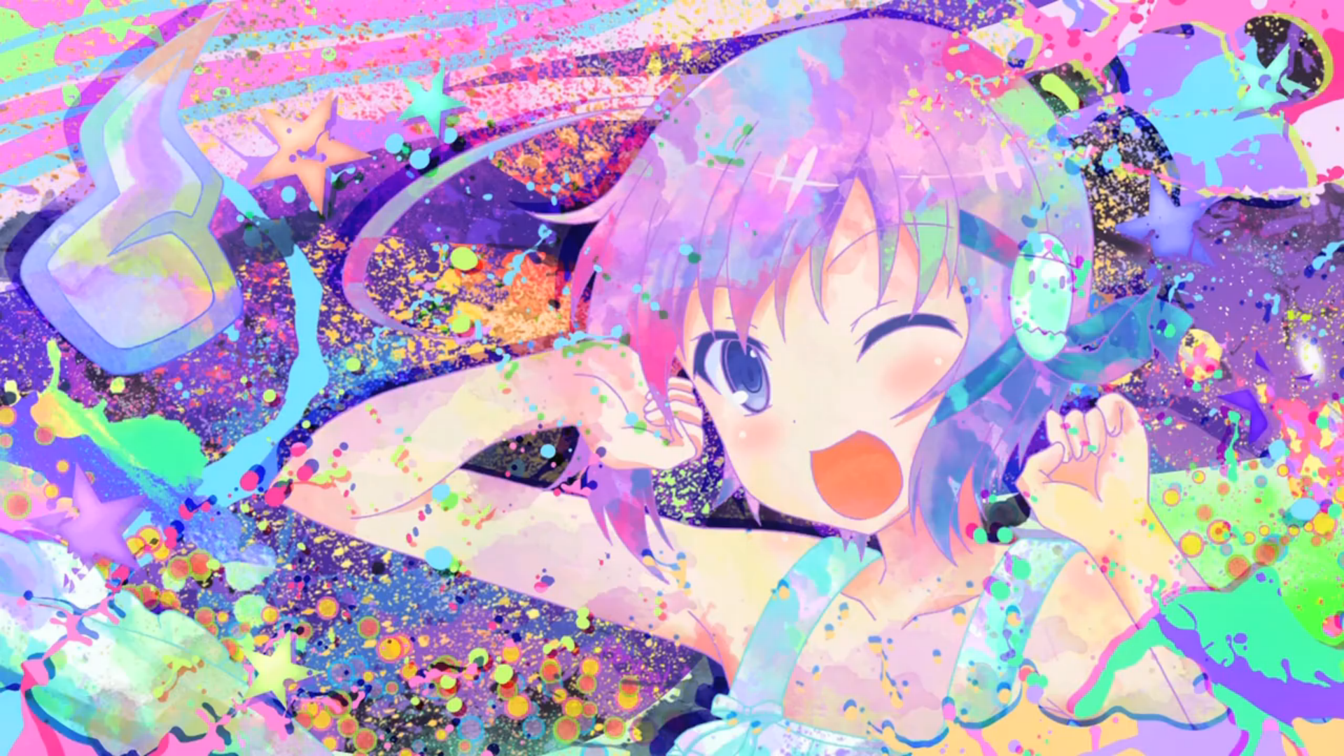 Anime Colorful HD Wallpapers  Wallpaper Cave