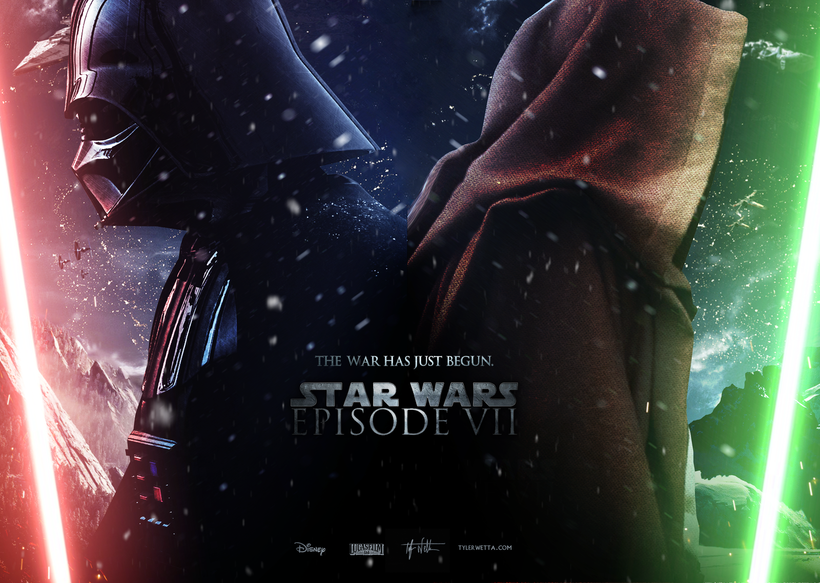Star Wars Episode VII   Wallpaper by AncoraDesign on