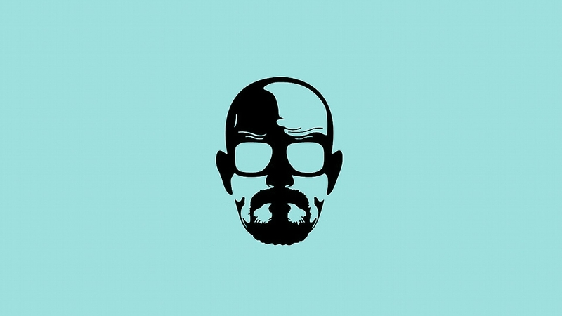 Walter White Simple Background Wallpaper Abstract Breaking