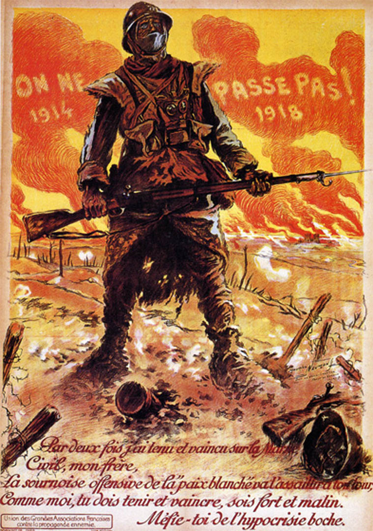 No One Passes Vintage Propaganda Posters Wallpaper Image