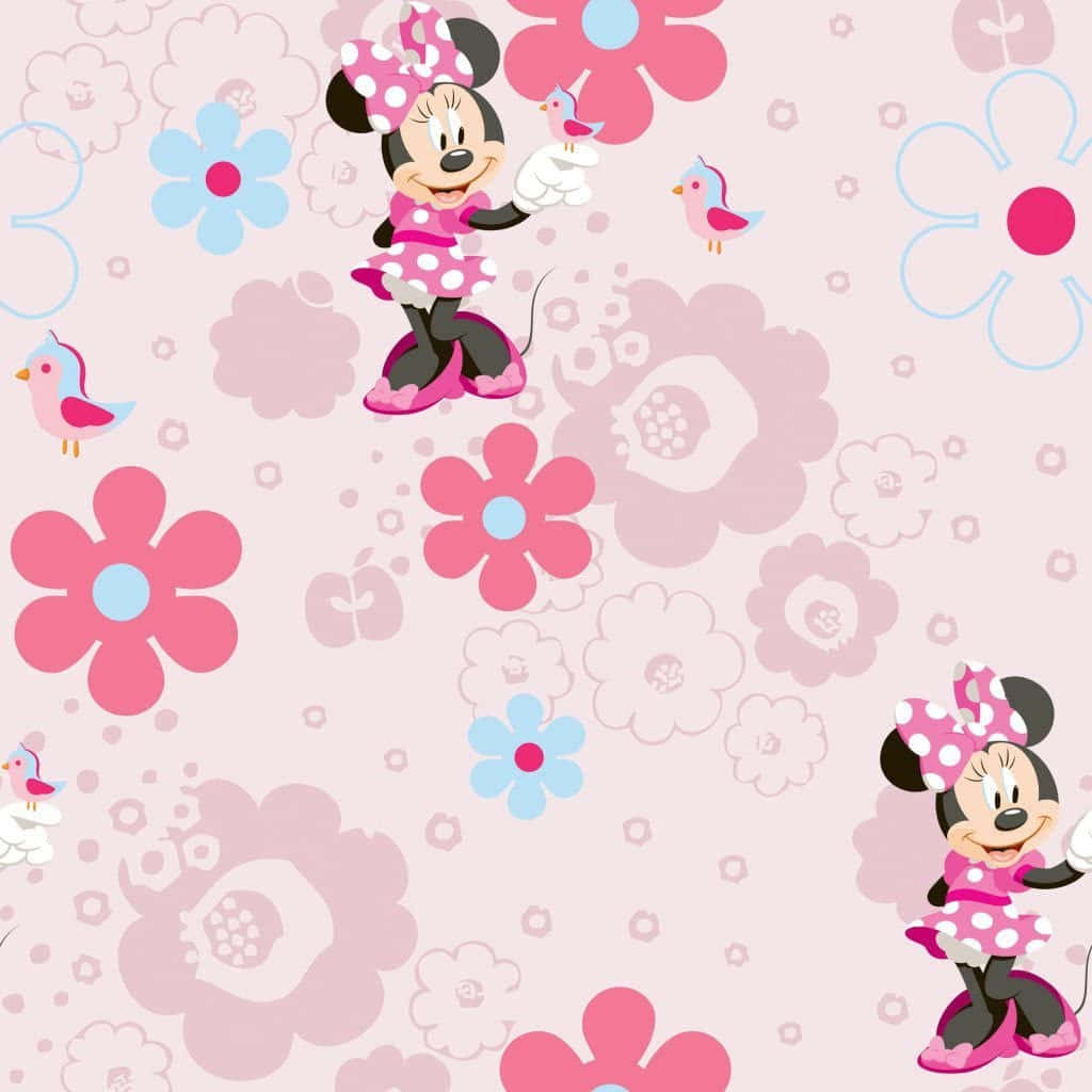 Minnie Mouse Pink Wallpaper