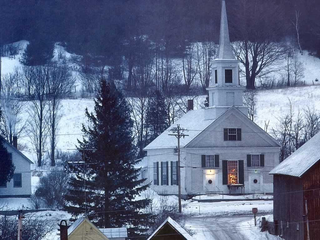 Waits River Vermont Christmas Landscapes