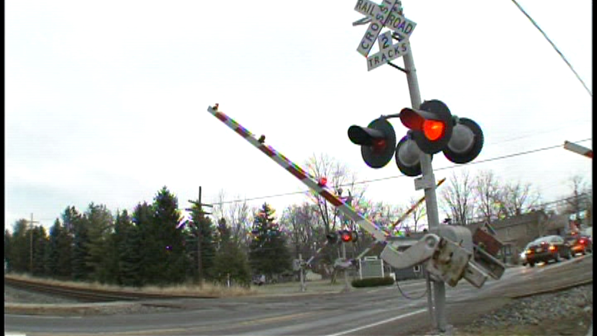 Railroad Crossing Wallpaper
