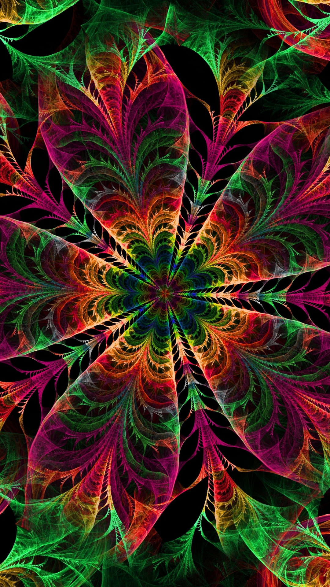 Kaleidoscope Patterns Colors Wallpaper Background
