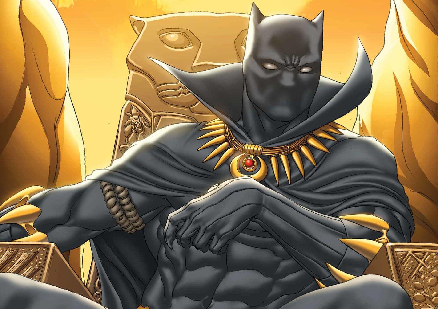 Black Panther Marvel Ics Desktop Background Image And