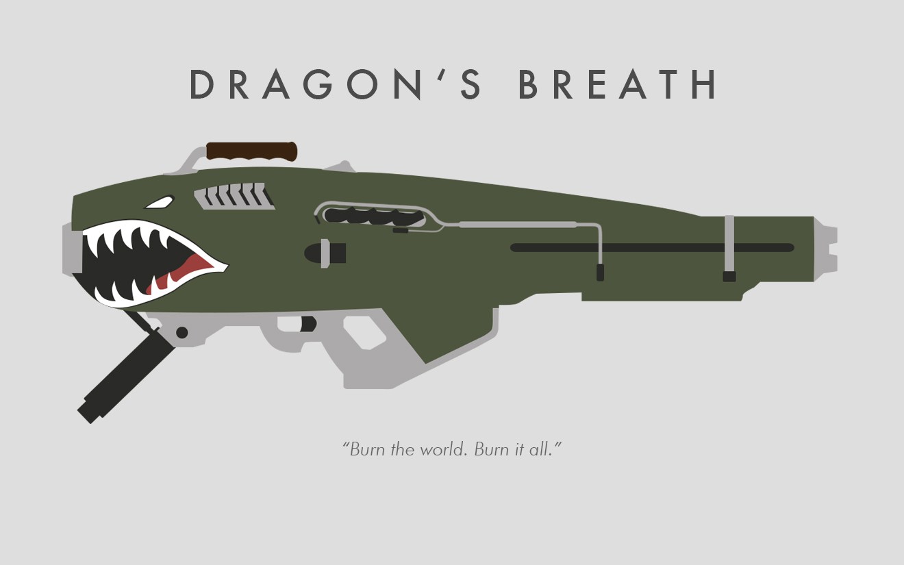 minimalistic weapon photos of some of our favorite weapons in Destiny