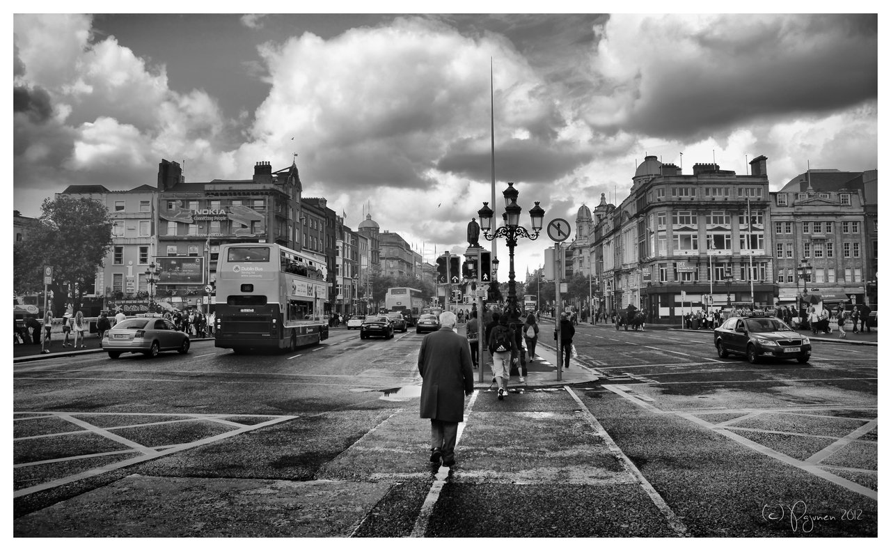 Walking the Streets of Dublin by Pajunen