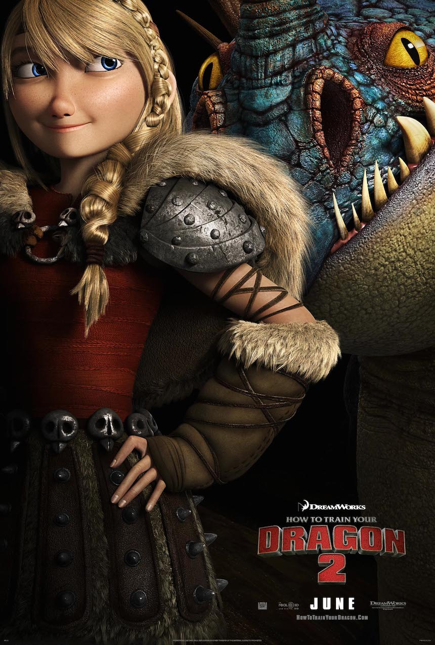 Astrid And Stormfly From How To Train Your Dragon Desktop Wallpaper