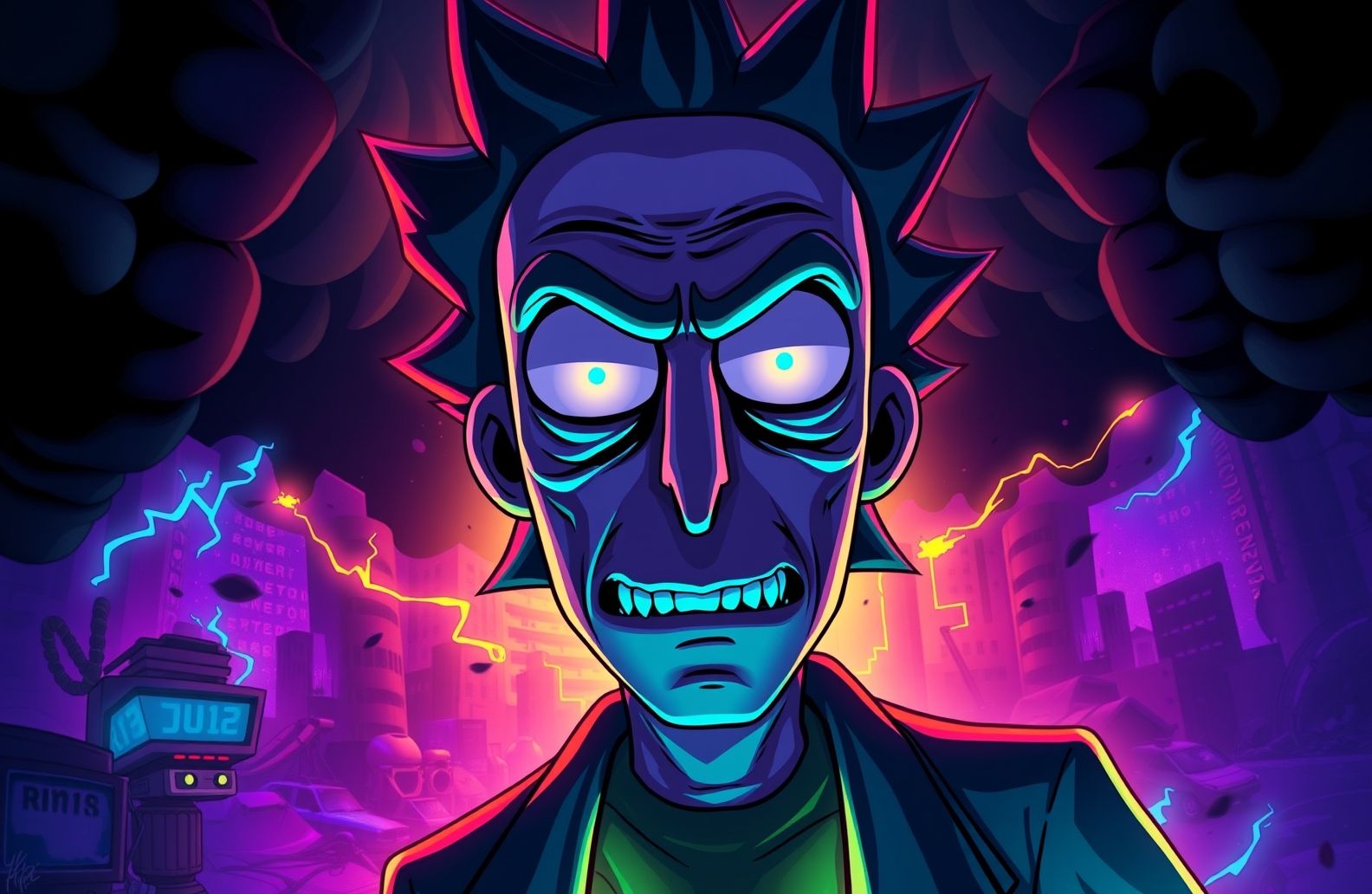 🔥 Free Download Evil Morty Wallpaper by @aprill52 WallpaperSafari
