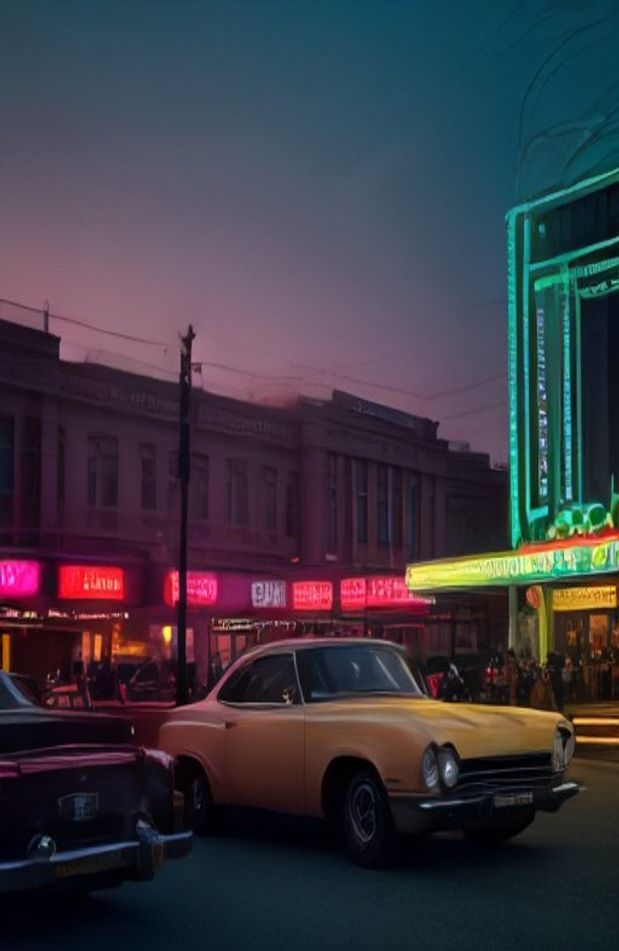 Retro Aesthetic City Wallpaper