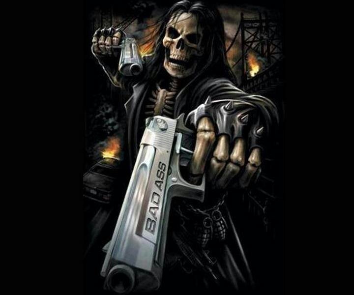 HD wallpaper digital art Grim Reaper death dark spooky skull teeth   Wallpaper Flare