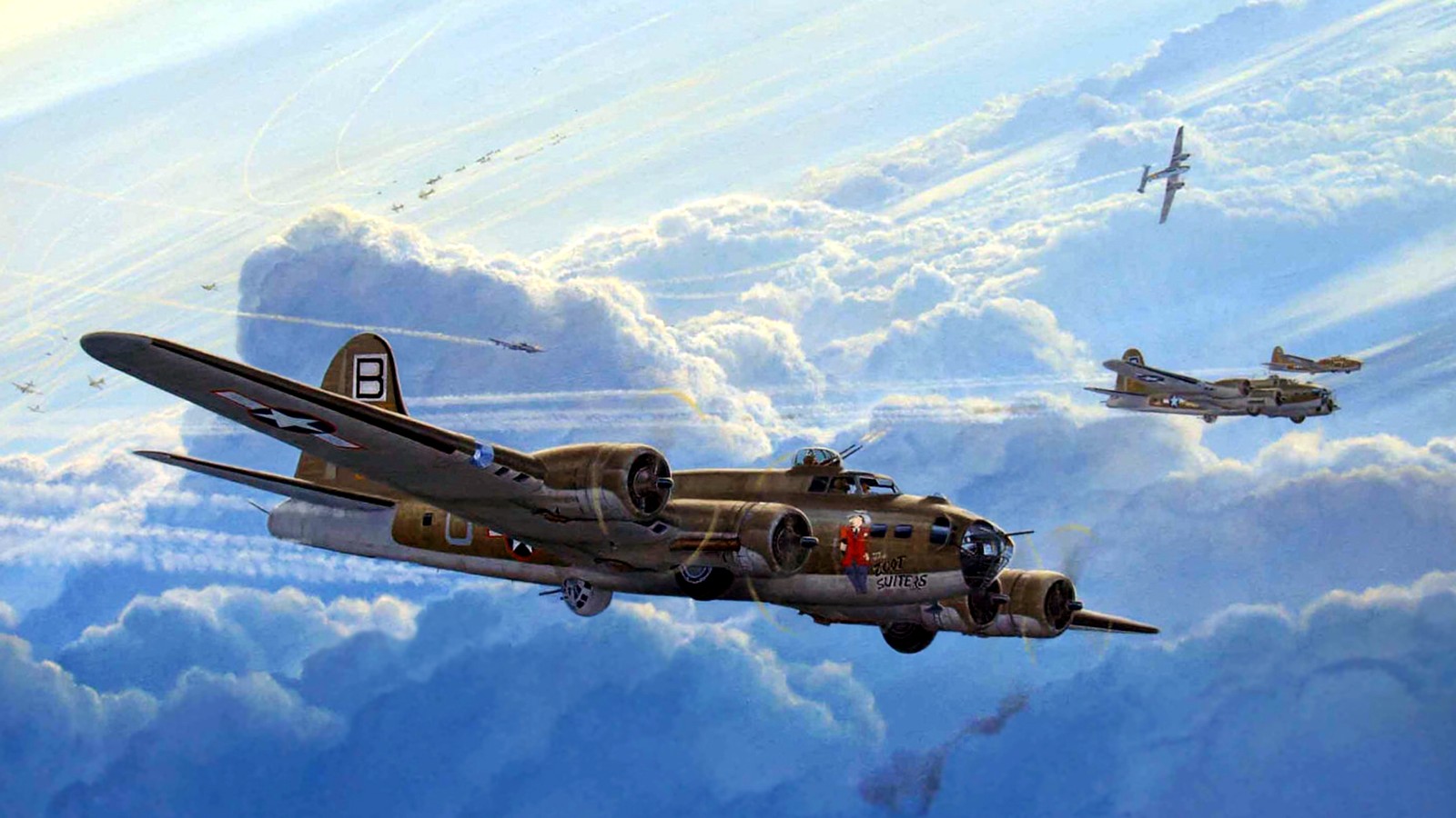 Boeing B Flying Fortress Puter Wallpaper Desktop Background