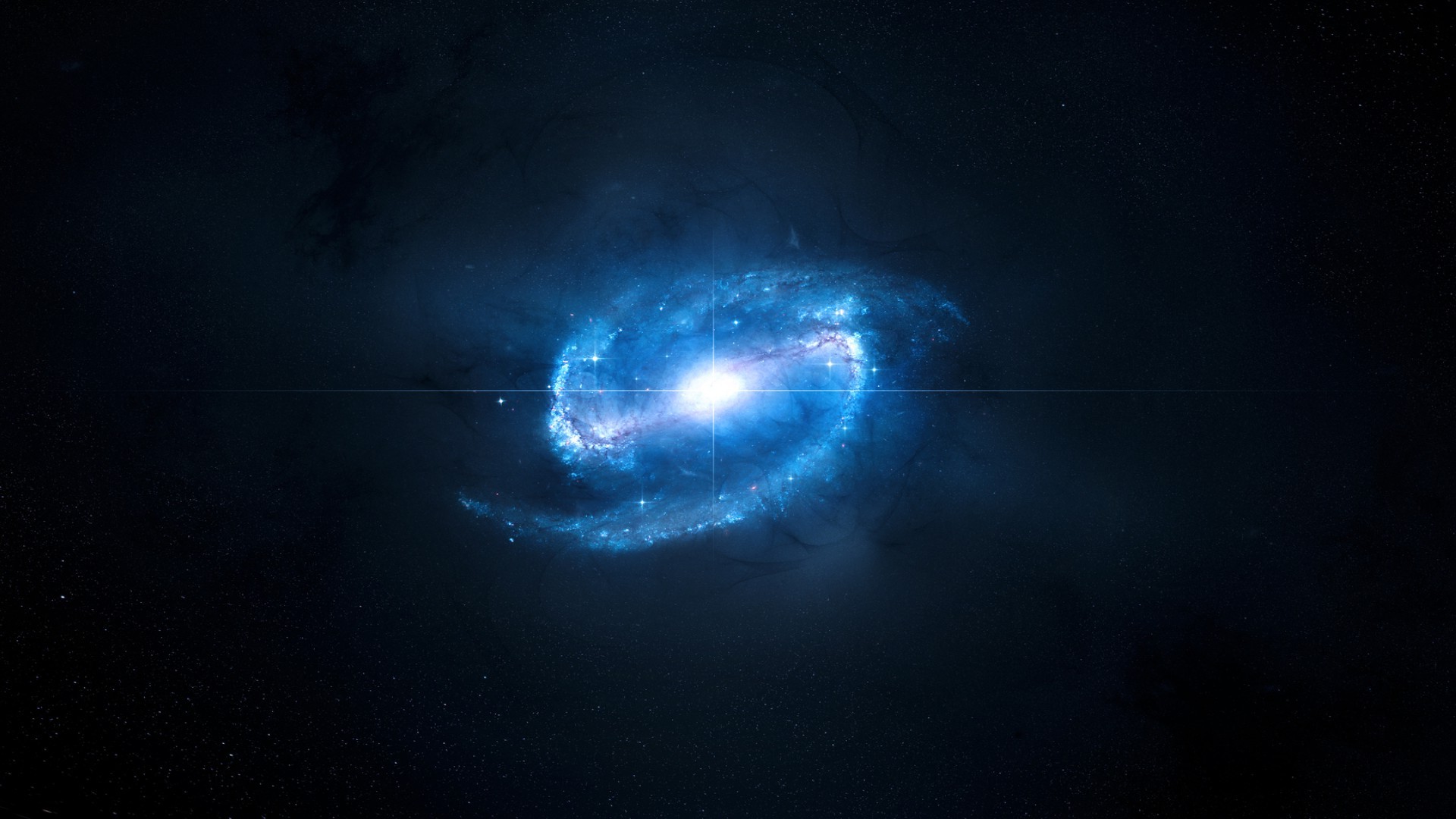 Galaxy Spiral Space Art Wallpaper HD