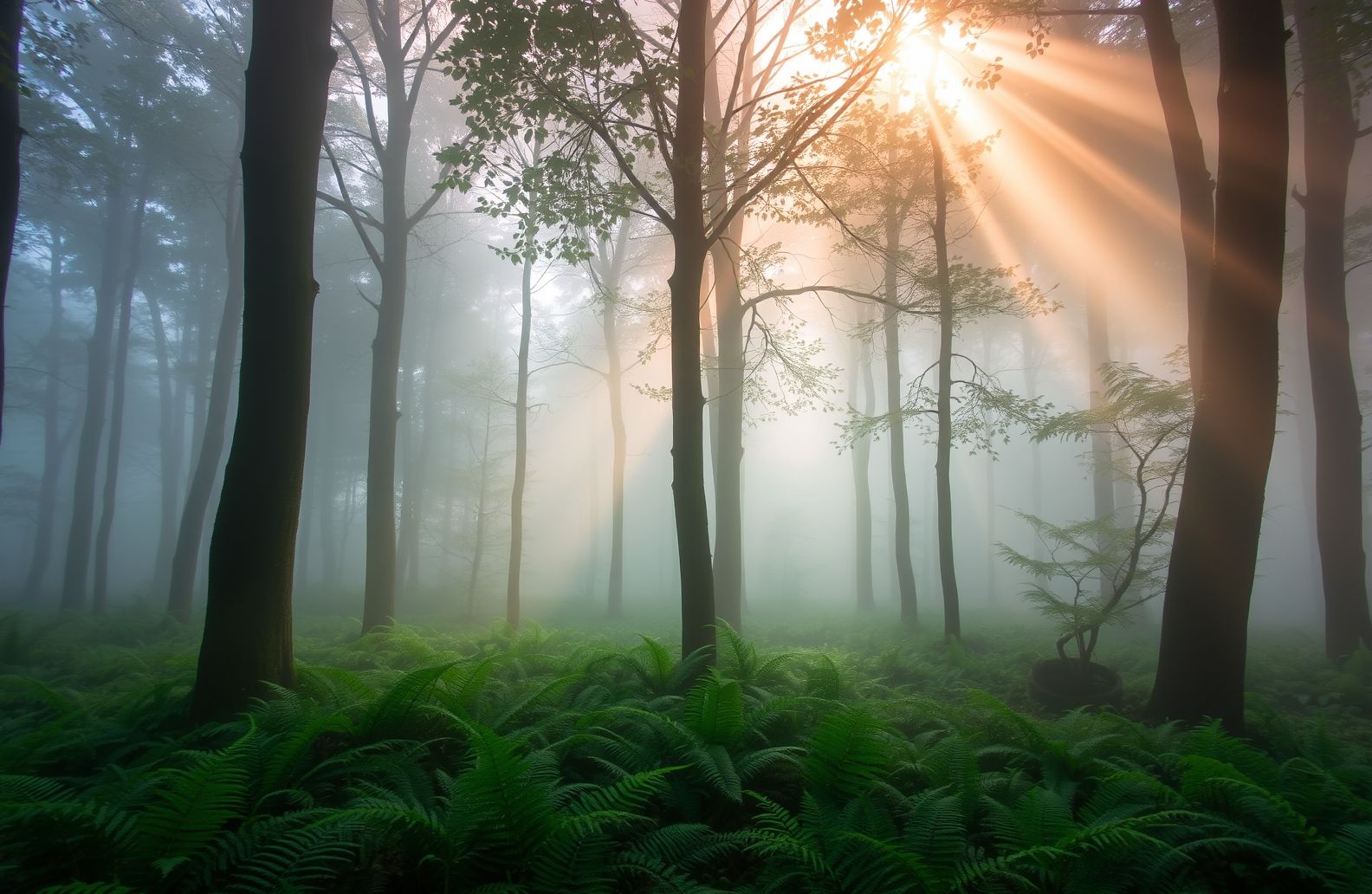 Foggy Forest Wallpaper