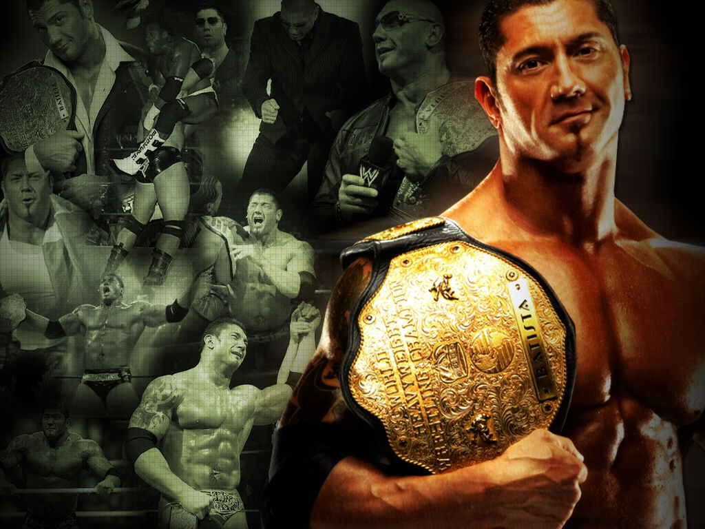 Wwe Batista HD Wallpaper World Heavyweight Champion