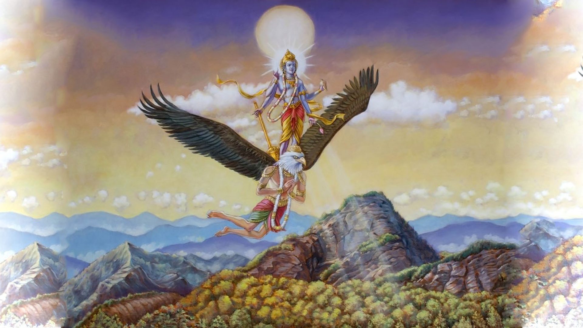 Vishnu 1080p 2k 4k 5k HD Wallpaper Off