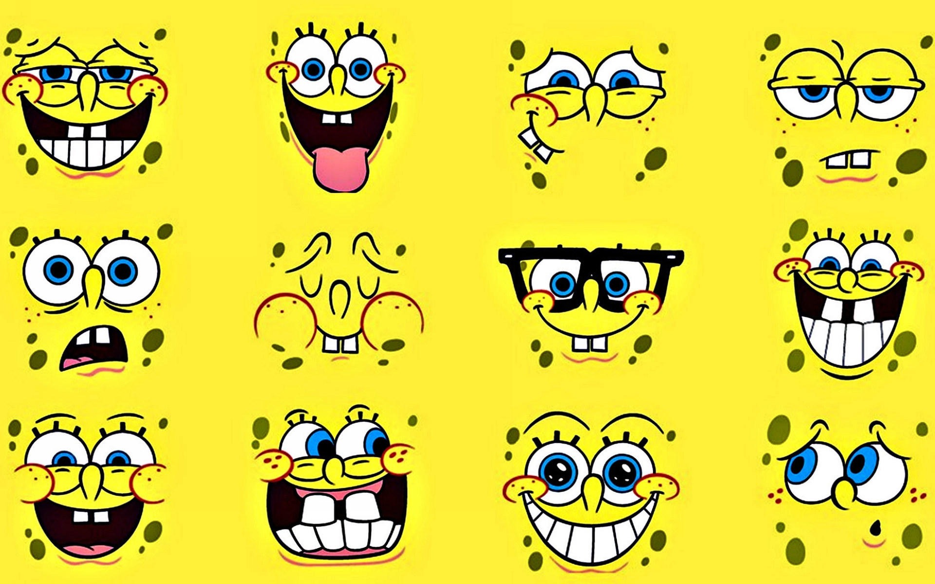 Spongebob Cartoon Characters Design Desktop Wallpaper Pre