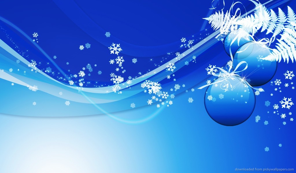Blue Design Christmas Background Wallpaper For Blackberry