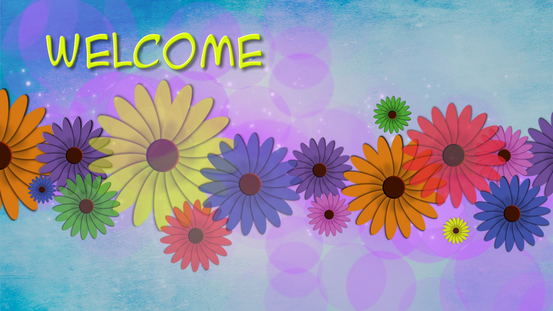 Spring Flowers Video Powerpoint Graphics