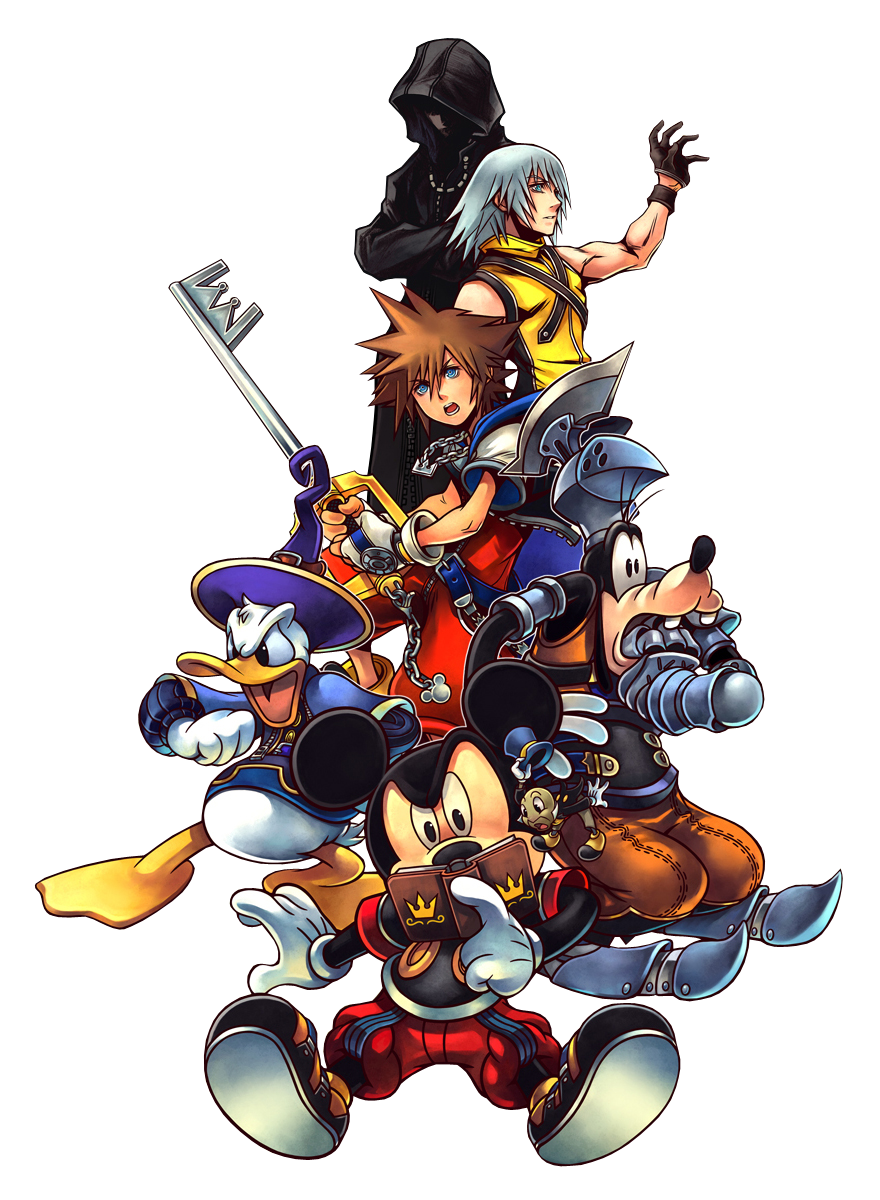 Coded Official Artwork Kh13 For Kingdom Hearts