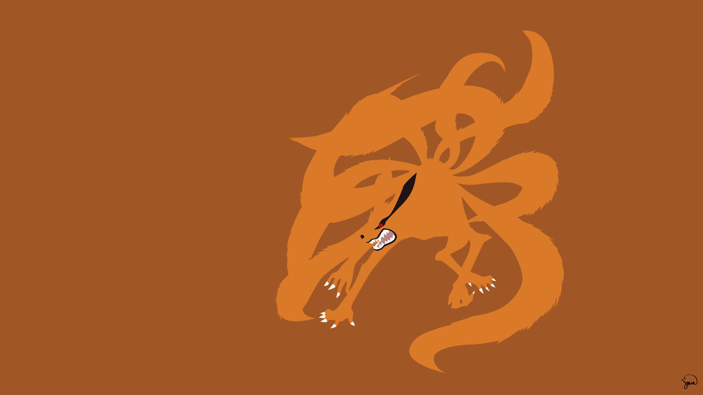 Nine Tailed Fox 4k Background Wallpaper