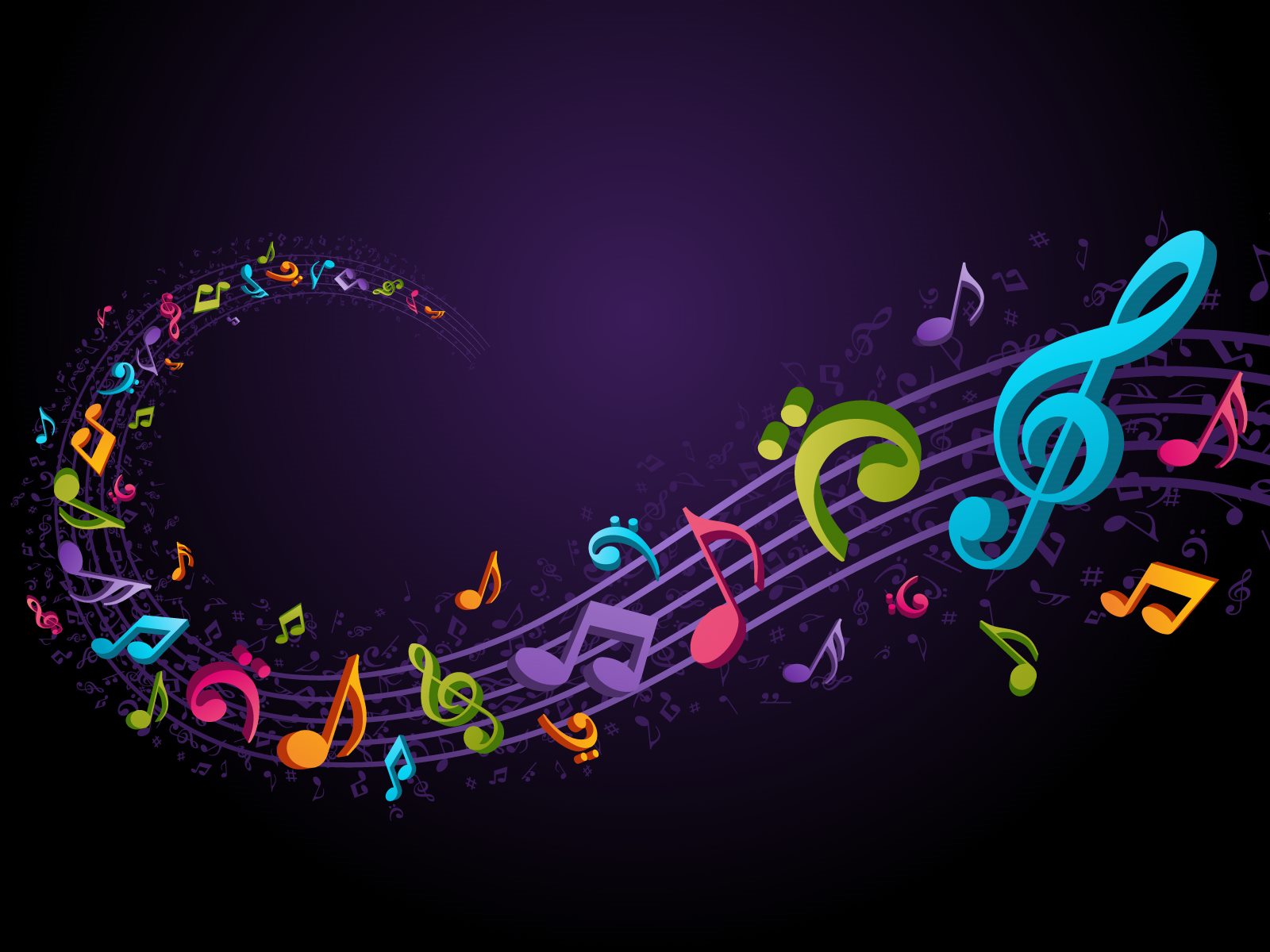 Awesome Music Wallpaper Background Note