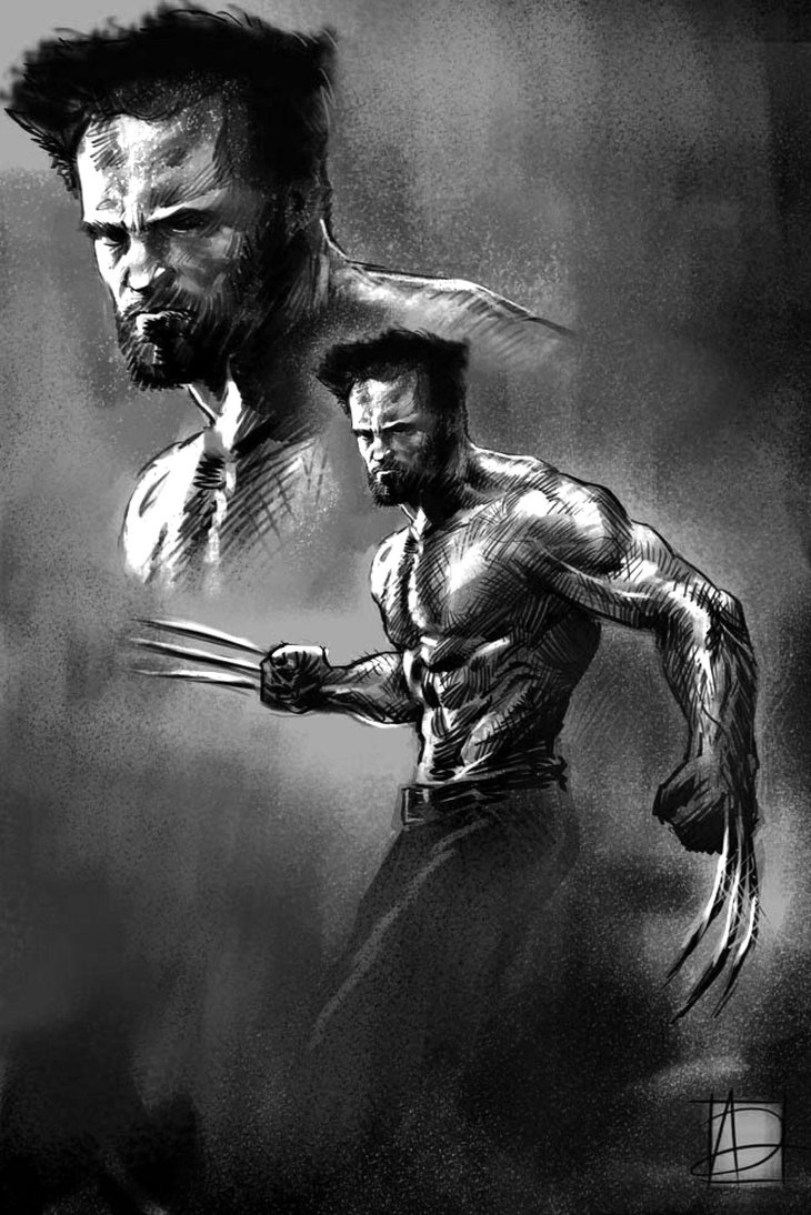 Wolverine Hugh Jackman By Artofant