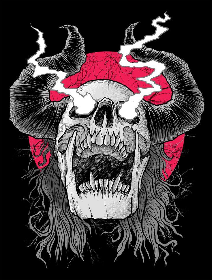 El Diablo Artprint Personal Design Created By Drawdrainer