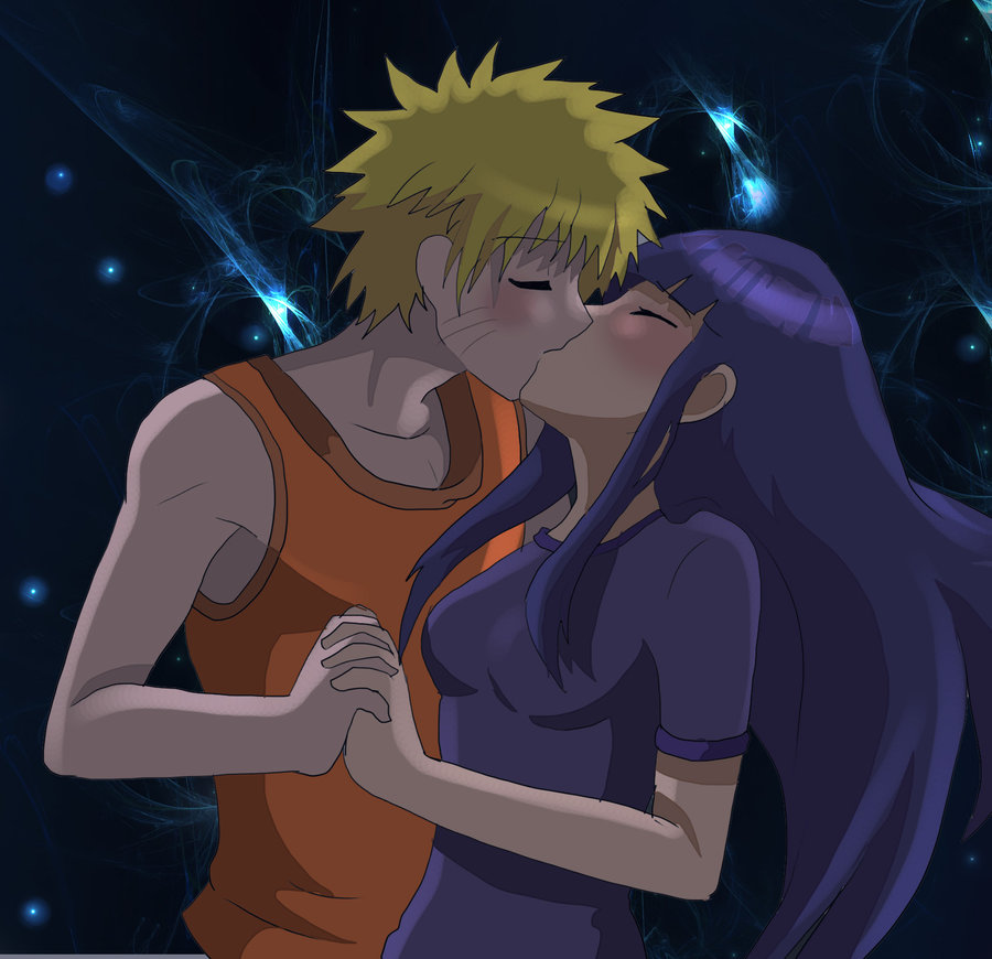 Download Anime Couple Kiss From Naruto Shippuden Wallpaper