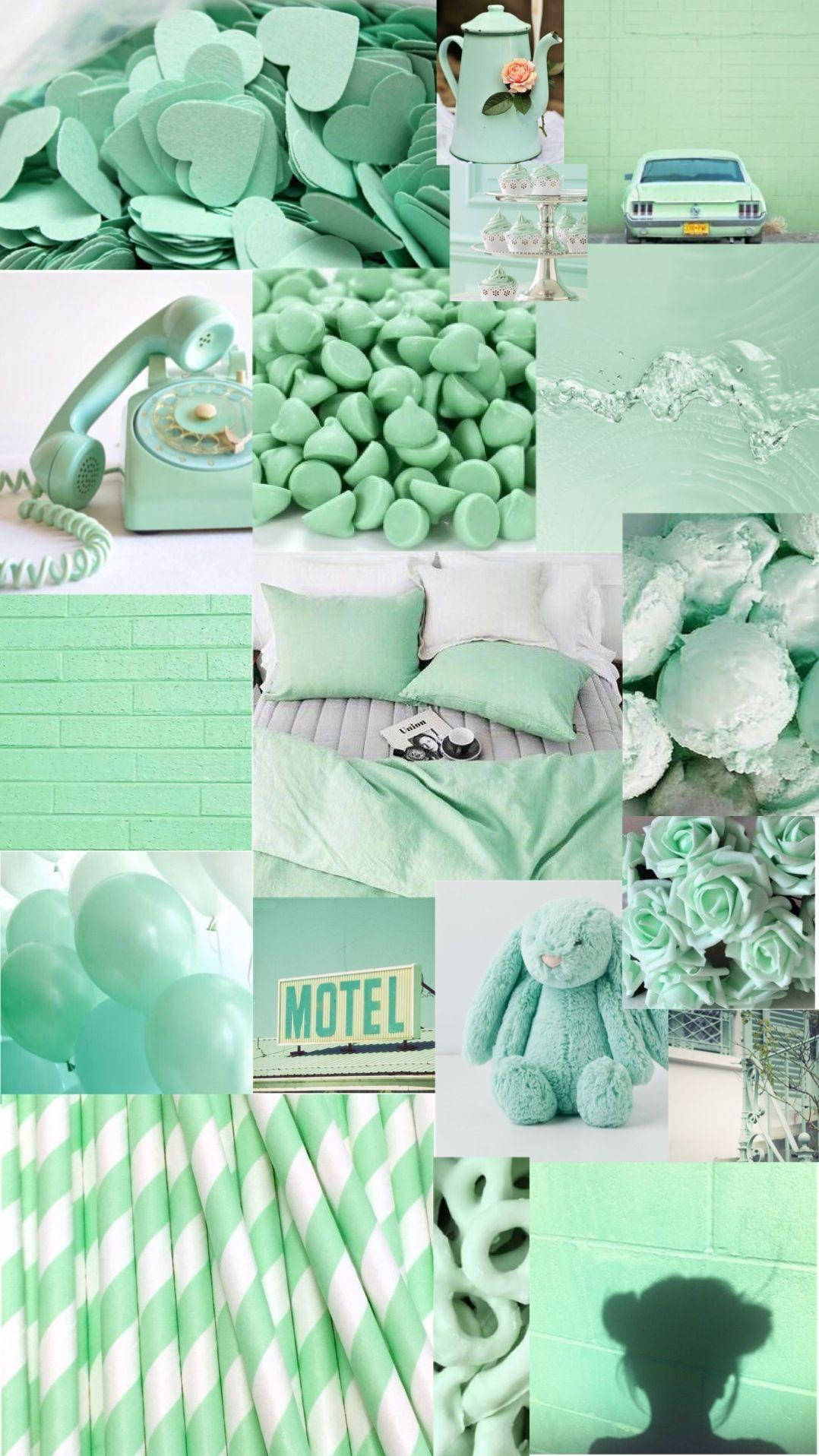 Mint Green Aesthetic Wallpaper