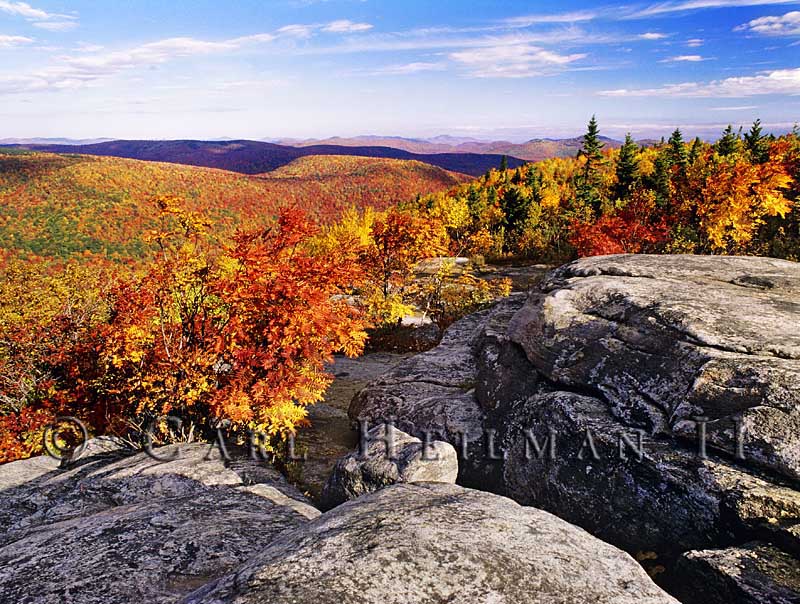 Carl Heilman Ii Adirondack Autumn Pictures Hadley Mountain Prints