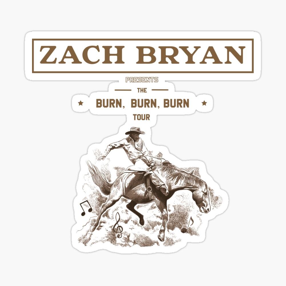 The Burn Burn Burn Tour 2023 zach bryan Tapestry for Sale by