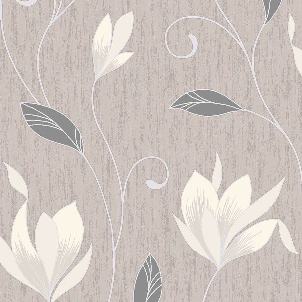 Free download White Silver Grey J04209 Dandelion Floral Muriva ...