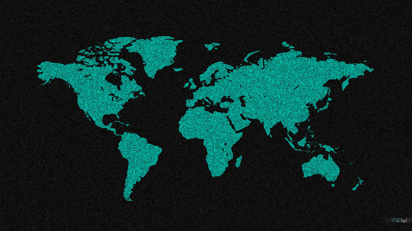 World Map Wallpaper By Gio0989 Customization HDtv Widescreen