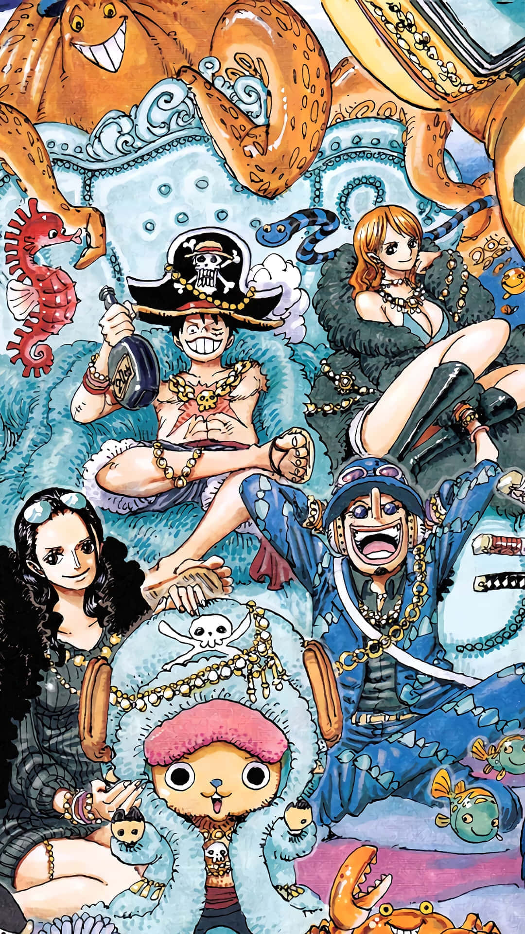 One Piece Christmas Wallpaper