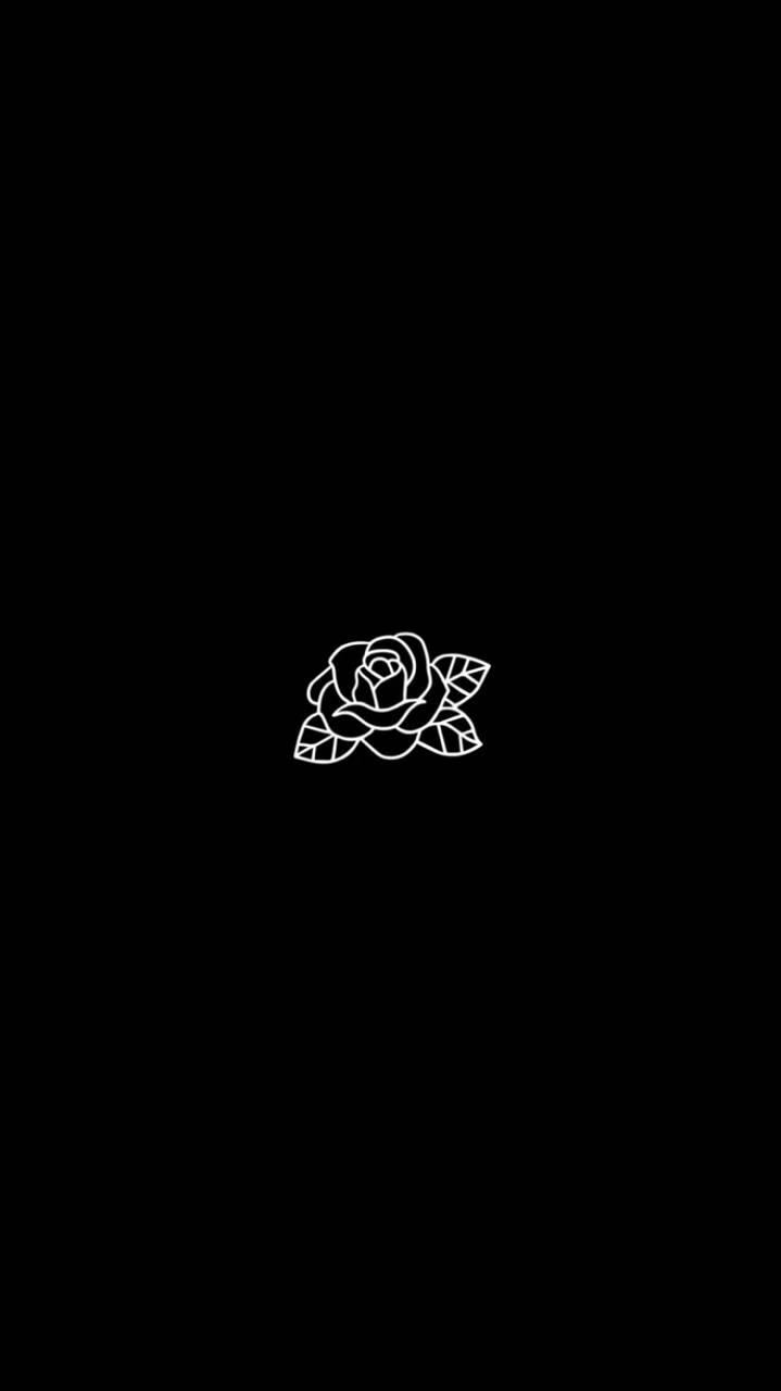 Black Rose iPhone Wallpaper