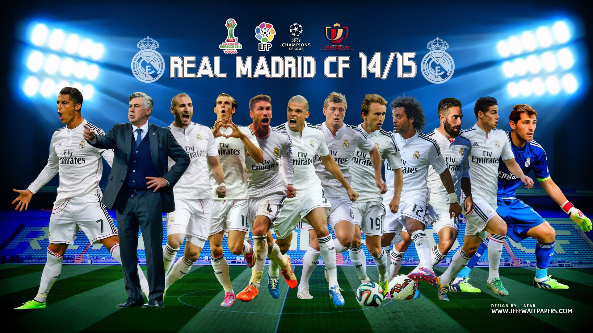 Real Madrid Team Wallpaper At