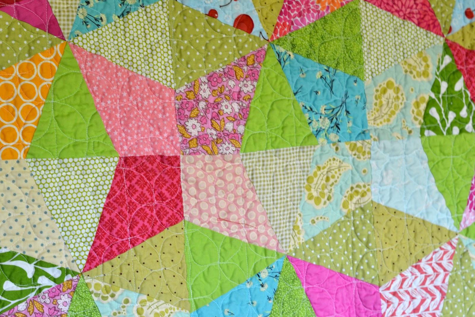 Kaleidoscope Baby Quilt Wallpaper Background