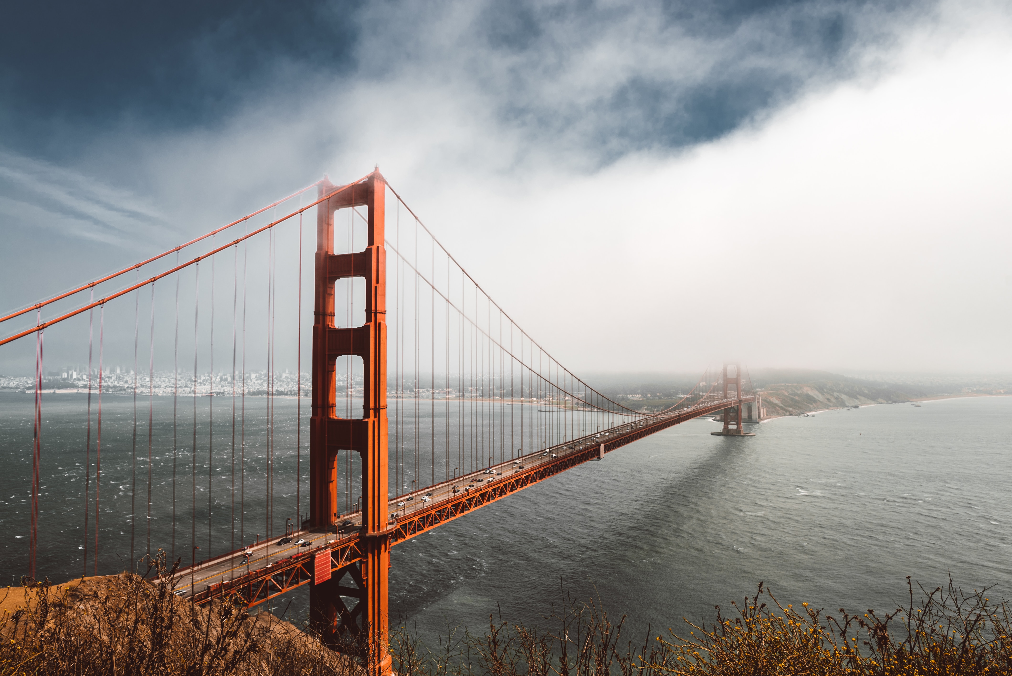 Golden Gate 4k Ultra HD Wallpaper By Gerson Repreza