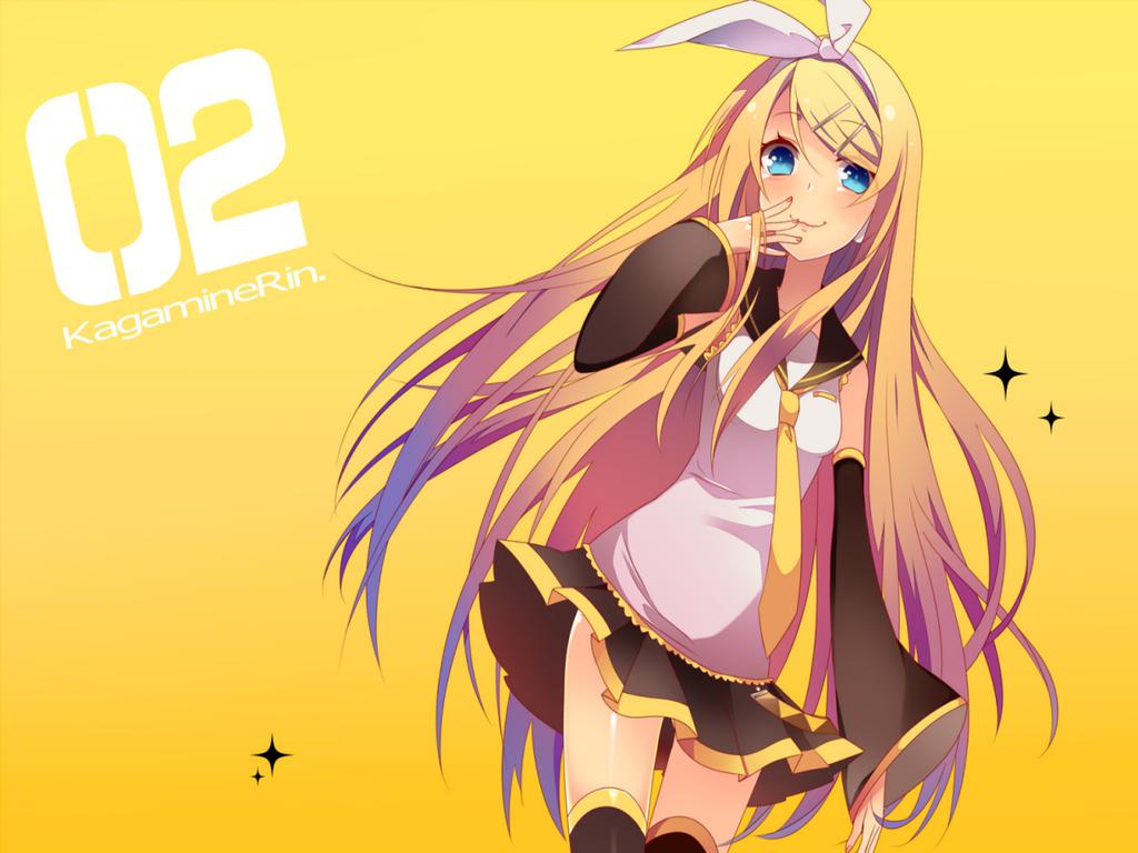 Rin Kagamine High Quality And Resolution Wallpaper On