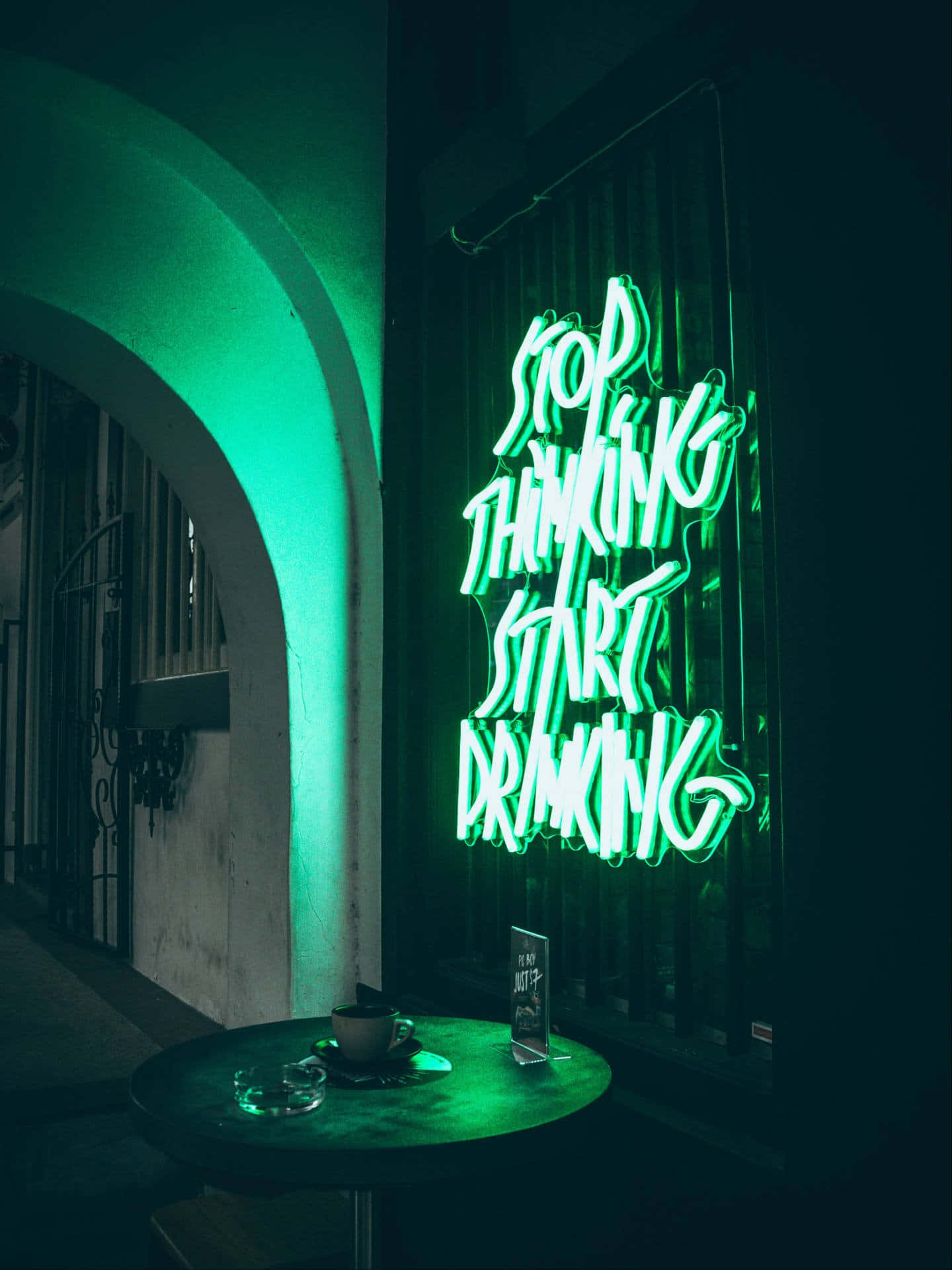 Green Led Wallpaper