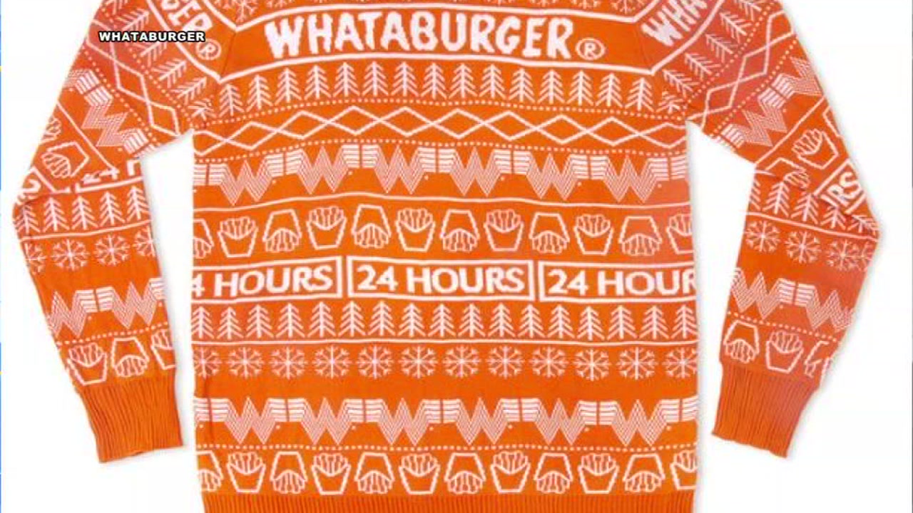 Texas Favorite Whataburger Tasty New Holiday Sweater Restocked
